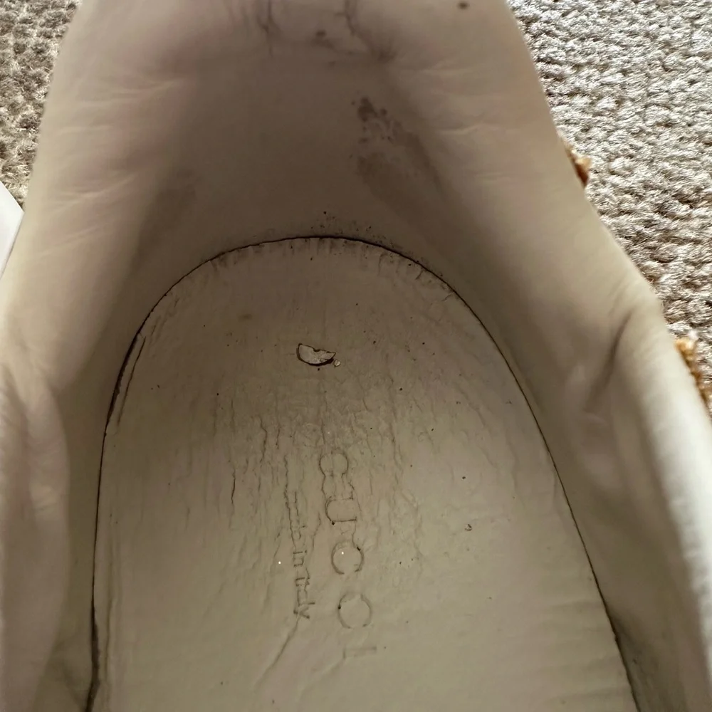 GUCCI Ace Loved sneakers. Gold embroidered letters. 38 great used condition. - Picture 6 of 7